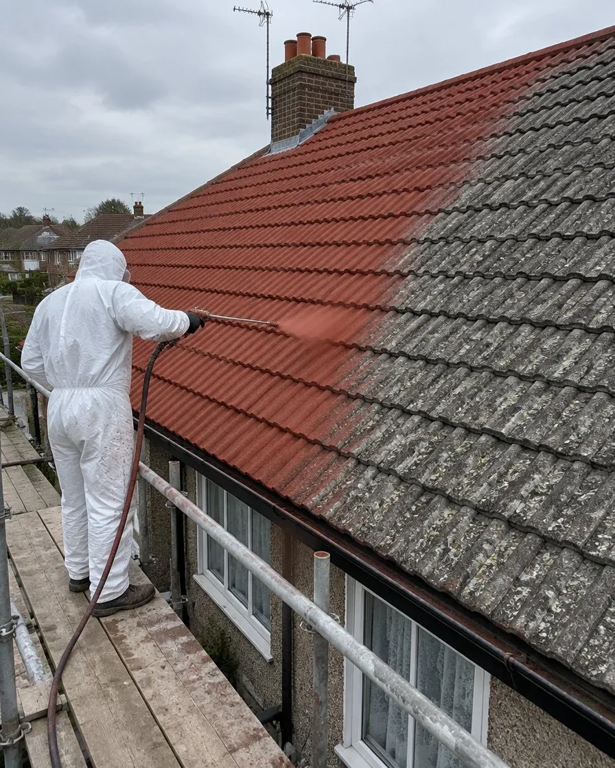 Roof painting and coating in Mousehole